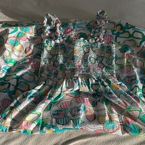 Never Fully Dressed Multicolor Sunglasses Midi Dress